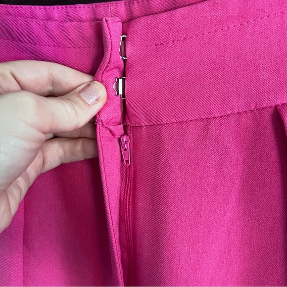 ASOS River Island Wide Leg Trousers in Hot Pink Size 10 - Picture 9 of 16